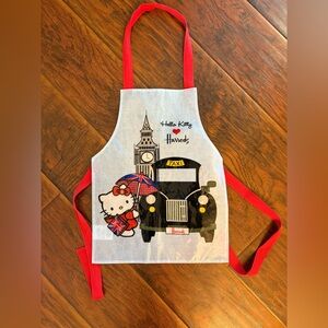 Harrods Sanrio Smiles Apron with Hello Kitty Design